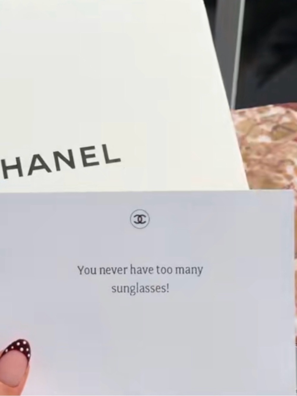 $950 Authentic CHANEL Gray Shield Sunglasses with Gold - Picture 10 of 12